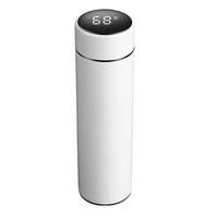 Wooze Wooze Keep Warm prémium fémfalú termosz, LED érintő kijelzővel, 500ml, fehér