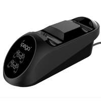 iPega iPega 9180 PS4 kontroller / gamepad töltő állomás 2 db kontrollerhez, fekete