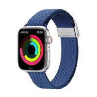 Dux Ducis Dux Ducis MIXTURE II Apple Watch 42/44/45mm szövet szíj, kék