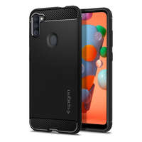 Spigen Spigen Rugged Armor Samsung Galaxy A11 tok, Matte Black, fekete