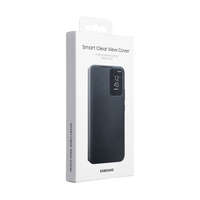 Samsung Samsung Galaxy S22+ Clear View Cover, gyári flip tok, fekete, EF-ZS906CB