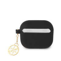 Guess Guess 4G Charms Silicone Apple Airpods (3. gen) tok, fekete
