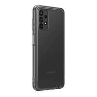 Samsung Samsung Galaxy A13 Soft Clear gyári szilikon tok, fekete, EF-QA135TB