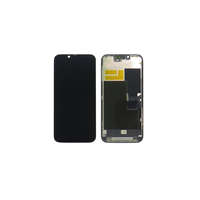Apple Apple iPhone 13 Pro kompatibilis LCD kijelző érintőpanellel, OEM jellegű, fekete, Grade S+