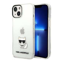 Karl Lagerfeld Karl Lagerfeld Choupette Body Apple iPhone 14 Plus hátlap tok, átlátszó