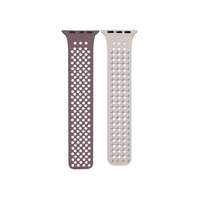 Phoner Phoner Spike Apple Watch szilikon szíj, 49/45/44/42mm, homok/barna