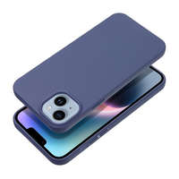 Utángyártott Matt Apple iPhone 15 Pro szilikon tok, kék