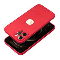 Utángyártott Forcell Soft Apple iPhone 15 Pro Max szilikon tok, piros