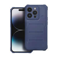 Utángyártott Heavy Duty Apple iPhone 12 Pro ütésálló szilikon tok, kék