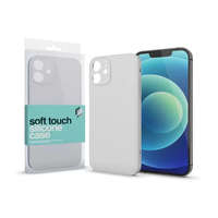 Xprotector Xprotector Soft Touch szilikon tok Slim Apple iPhone 15 Plus, törtfehér
