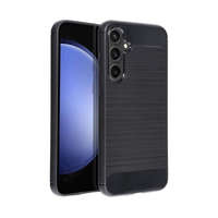 Utángyártott Forcell Carbon Samsung Galaxy S23 FE hátlap tok, fekete