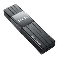Hoco Hoco HB20 Mindful 2in1 memóriakártya olvasó, USB3.0, fekete