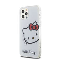 Hello Kitty Hello Kitty IML Head Logo Apple iPhone 12/12 Pro hátlap tok, fehér
