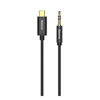 Baseus Baseus Yiven USB-C / 3,5 mm-es mini jack audio kábel, 1,2 m, fekete