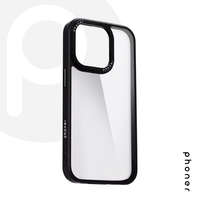 Phoner Phoner Custom Hybrid Apple iPhone 14 Pro hátlap tok, fekete (fekete gombokkal)