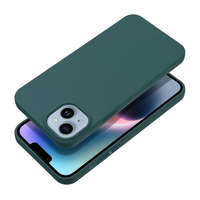 Utángyártott Matt Apple iPhone 16 Pro Max szilikon tok, sötétzöld