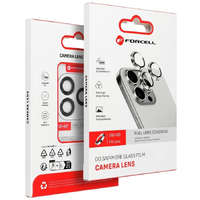 Forcell Forcell iPhone 12 Pro Max tempered glass kamera védő üvegfólia, grafit szürke