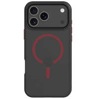 Tactical Tactical MagForce Hyperstealth 2.0 Apple iPhone 17 Pro Max MagSafe hátlap tok, fekete/piros