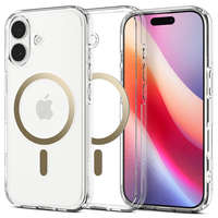 Spigen Spigen Ultra Hybrid MagFit Apple iPhone 17 tok, MagSafe, Clear Gold, átlátszó-arany