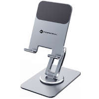 Forcell Forcell F-Grip Fold Stand 2 360 állítható / dönthető / összecsukható asztali tablet tartó, szürke