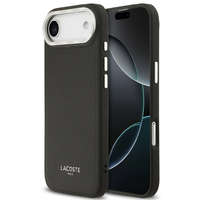 Lacoste Lacoste PU Leather Champs Elysees Apple iPhone Air (2025) MagSafe tok kameravédő peremmel, fekete