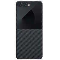 Pitaka Pitaka Ultra Slim Samsung Galaxy Z Flip 7 hátlap tok, Aramid, MagSafe, black/grey