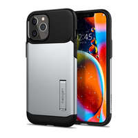 Spigen Spigen Slim Armor Apple iPhone 12 Pro Max tok, Satin Silver, ezüst