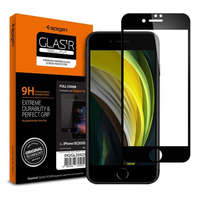 Apple Spigen Glass FC Apple iPhone SE 2022/2020/8/7 Tempered kijelzővédő fólia, fekete