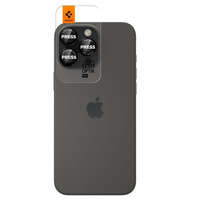 Spigen Spigen Glas.tR EZ Fit Optik Pro Apple iPhone 14 Pro / 14 Pro Max / 15 Pro / 15 Pro Max / 16 Pro / 16 Pro Max / 17 Pro / 17 Pro Max, Tempered kameravédő fólia, fekete-piros (2db)