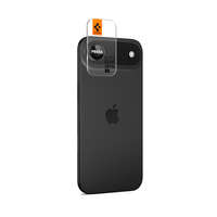 Spigen Spigen Glas.tR EZ Fit Optik Pro Apple iPhone Air (2025) Tempered kameralencse-védő fólia felhelyező kerettel, fekete (2db)