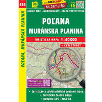 ShoCart mapa Poľana, Muránska Planina 1:40 000