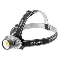 Topex Topex fejlámpa led 160lum 3w 3xaaa esőálló