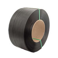 Fekete PP pántszalag; 12X0,6MM; 2500M; 200MM-es cséve