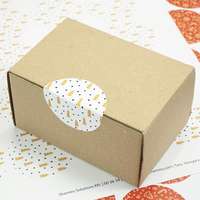 Karácsonyi lezáró matrica, 60mm átmérőjű papír körcímke; 24 darab/ív - fehér-arany fenyőfa