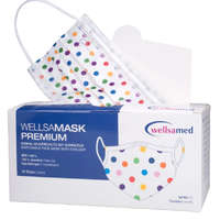  Wellsamask Colour line orvosi maszk 50db - pontok