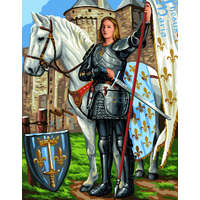 Számfestő Jean D&#039;Arc - Royal Paris - Előfestett Gobelin Hímzőkanava 45x60 cm