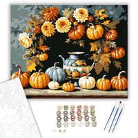 Creative Land Kft Tökös őszi koszorú - számfestő készlet