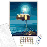 Creative Land Kft Álom világ - számfestő készlet – 40×50 cm (Keretre feszítve)