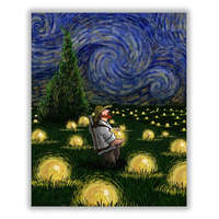Számfestő Van Gogh éjjeli fény - számfestő készlet