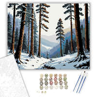 Creative Land Kft Havas Fenyőerdő Harmóniája - számfestő készlet