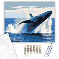 Creative Land Kft Bálna Felszökkenése a Hullámok Között - számfestő készlet