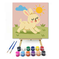 Creative Land Kft Álmos Nyuszi a Réten - gyerek számfestő készlet