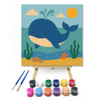 Creative Land Kft Mosolygós Bálna a Tenger mélyén - gyerek számfestő készlet