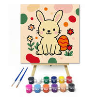 Creative Land Kft Cuki Nyuszi a Tavaszi Kertben - gyerek számfestő készlet