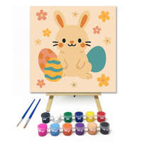 Creative Land Kft Cuki Nyuszi Húsvéti Tojásokkal - gyerek számfestő készlet