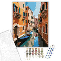 Creative Land Kft Velencei Csatorna és Gondola - számfestő készlet