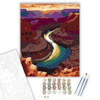 Creative Land Kft Grand Canyon Naplementében - számfestő készlet