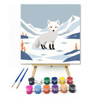 Creative Land Kft Sarki róka - gyerek számfestő készlet