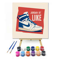 Creative Land Kft Klasszikus cipő ikon - gyerek számfestő készlet