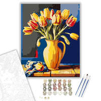 Creative Land Kft Tulipán álom - számfestő készlet – 40×50 cm (Keretre feszítve)
